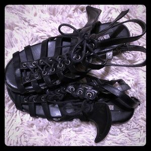 Bat wing gladiator sandals Iron Fist